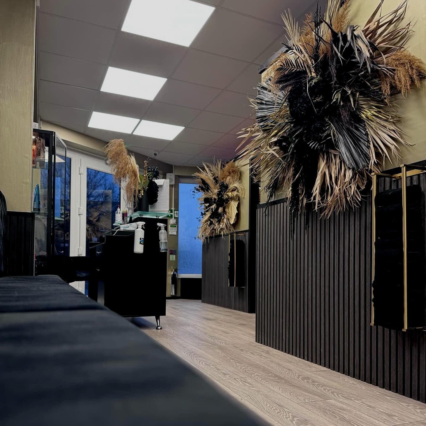 Tanning studio interior